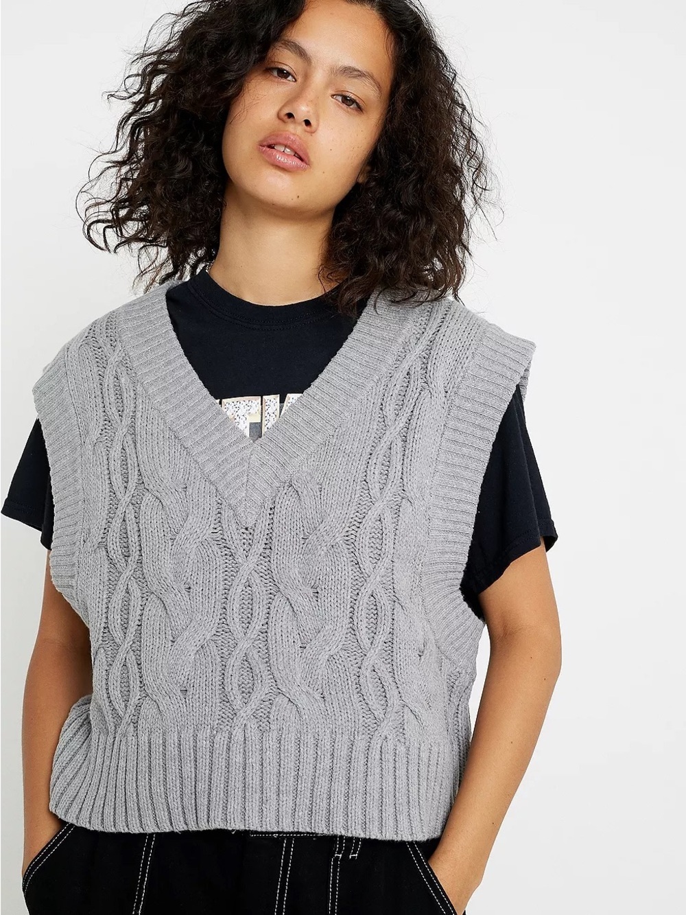 Urban Outfitters UO Ollie Oversized Jumper Vest